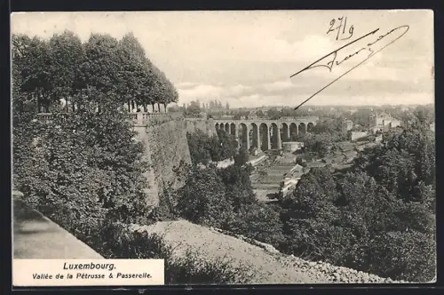 AK Luxembourg, Vallée de la Pétrusse & Passerelle