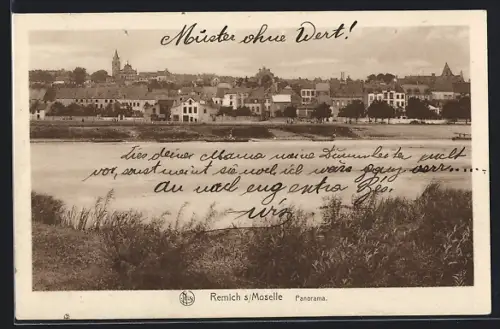 AK Remich s/Moselle, Panorama
