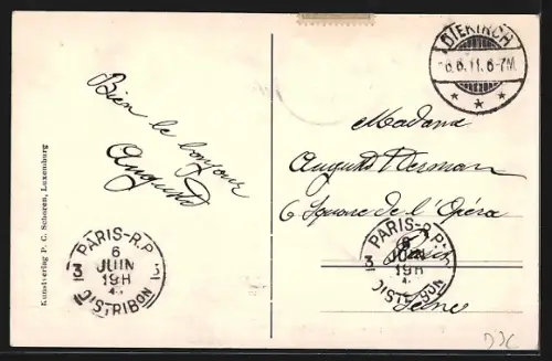 AK Vianden, Vue prise en aval