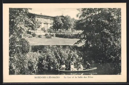 AK Mondorf-les-Bains, Le Lac et la Salle des Fetes