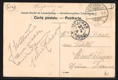 AK Echternach, Die Sauer am Ernzerberge, Boote