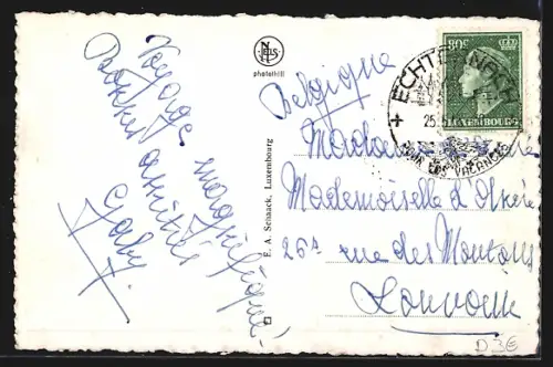 AK Echternach, Brücke, Gebäudeansichten, Ortsansicht