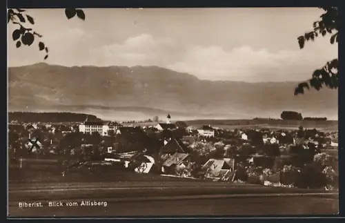 AK Biberist, Ortsansicht vom Altisberg aus