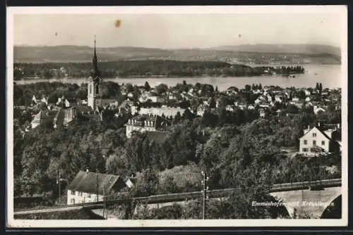 AK Emmishofen, Ortsansicht aus der Vogelschau