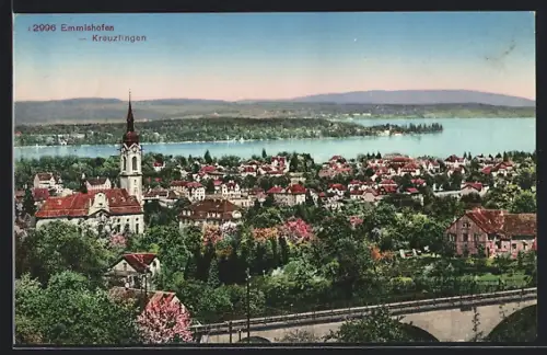 AK Emmishofen, Totalansicht aus der Vogelschau