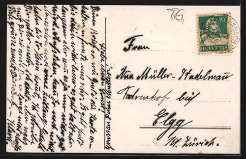 AK Emmishofen, Totalansicht aus der Vogelschau