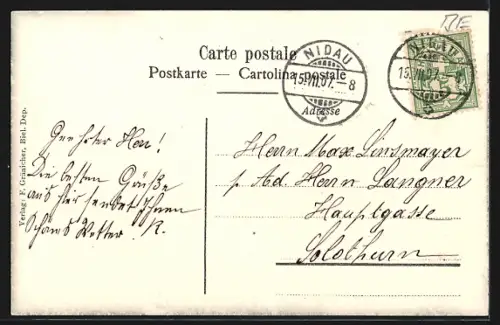 AK Bienne, Vue sur le lac de Bienne