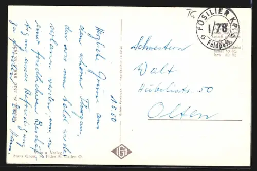 AK Hauptwil /Thg., Totalansicht von einer Wiese aus