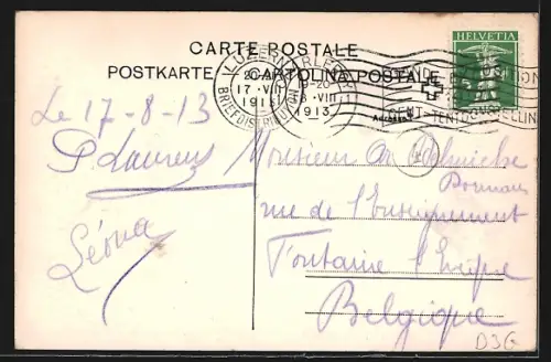 AK Luzern, Karliquai mit Türmen vom Wasser aus