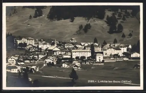 AK Loeche-les-Bains, Teilansicht mit Strassenpartie