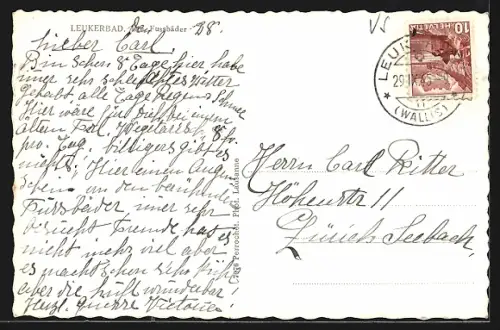 AK Leukerbad, Die Fussbäder