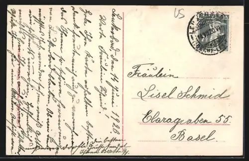 AK Loeche-les-Bains, Vue generale et la Gemmi