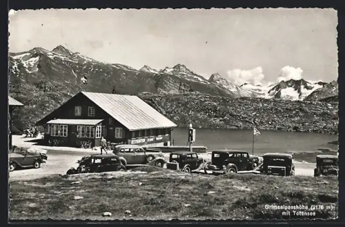 AK Guttannen, Grimselpasshöhe, Restaurant Grimselpasshöhe Theo Luggen