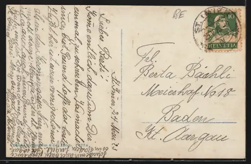 AK St. Imier, Vue prise au Mont Soleil