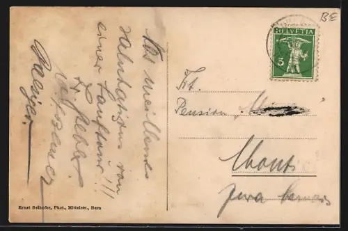 AK Schlosswil, Totalansicht aus der Vogelschau