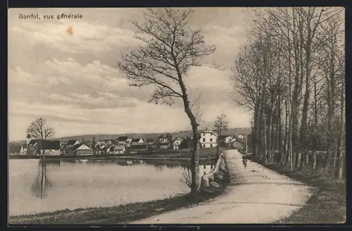 AK Bonfol, Strassenpartie am Ortseingang