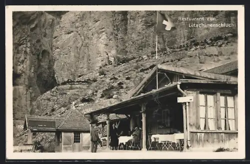 AK Lütschinenschlucht, Partie am Restaurant zur Lütschinenschlucht