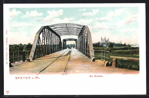 AK Speyer a. Rh., Die Brücken