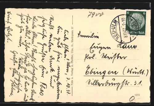 AK Ulm /Donau, Klein-Venedig, Fachwerkhäuser, Kanal