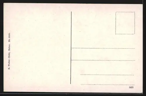 AK Biebrich a. Rh., Blick auf die Mosburg