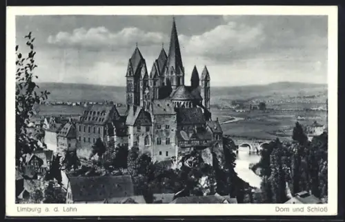AK Limburg a. d. Lahn, Dom aus der Vogelschau