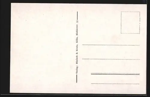 AK Marienthal im Rheingau, Partie an der Kirche