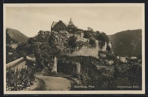 AK Ebernburg /Pfalz, Burgruine Ebernburg