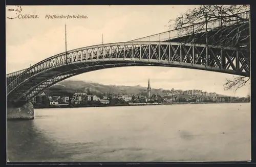 AK Coblenz, Pfaffendorferbrücke