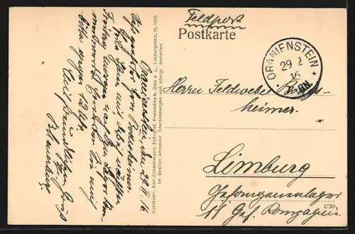 AK Oranienstein, Haupteingang