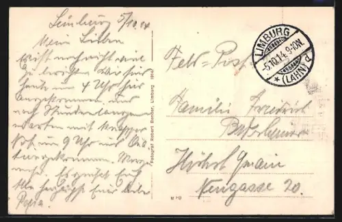 AK Limburg a. d. Lahn, Dom, Stadtansicht