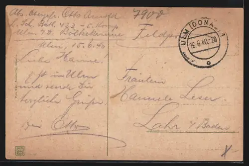 AK Ulm a. d. Donau, Rathaus