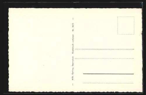 AK König i. Odenw., Ortsansicht mit Kirche