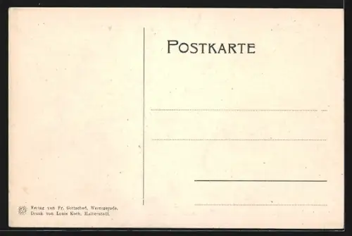 AK Wernigerode, Schloss mit Stadt, Blick vom Jägerkopf