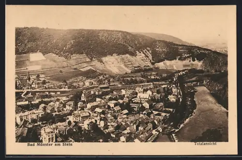 AK Bad Münster am Stein, Totalansicht