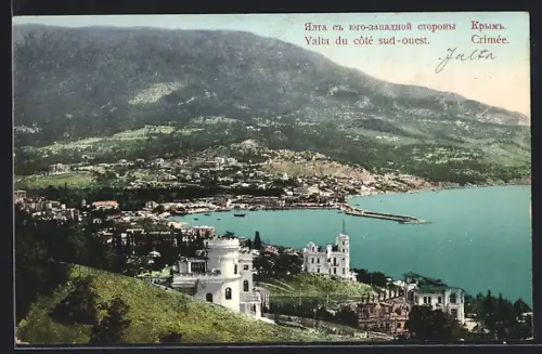 AK Yalta /Crimée, Yalta du cote sud-ouest