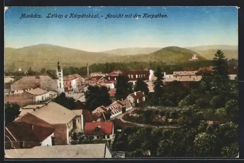 AK Munkacs, Latkep a Karpatokkal