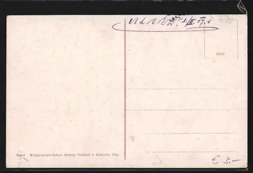 AK Lemberg, Partie am Mickiewicz-Monument