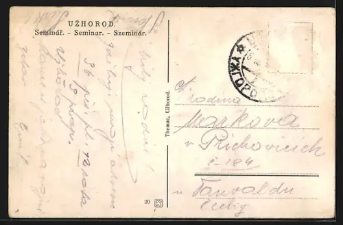 AK Uzhorod, Seminar mit Flusspartie