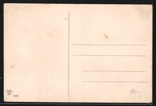 AK Karlsbad, Sprudel mit Kurgästen