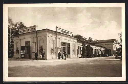 AK Franzensbad, Partie an der Salzquelle