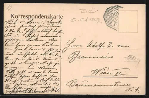 AK Franzensbad, Ruderboote auf dem Stadtteich