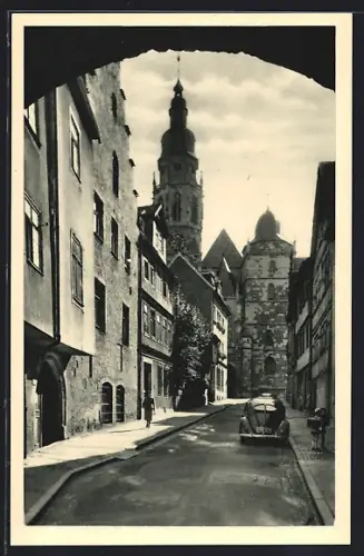 AK Coburg, Blick auf die Morizkirche