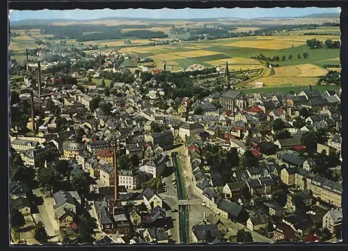 AK Münchberg i. Bayern, Luftaufnahme