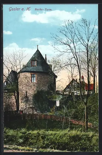 AK Goslar a. H., Bachs-Turm