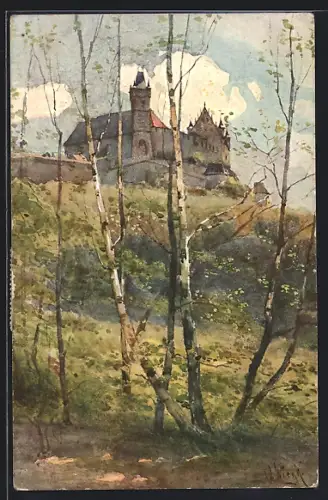 Künstler-AK Coburg, Veste Coburg