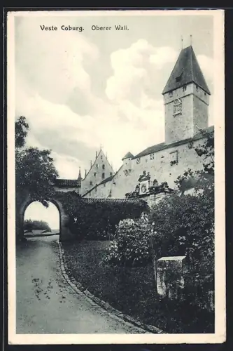 AK Coburg, Veste Coburg, Oberer Wall