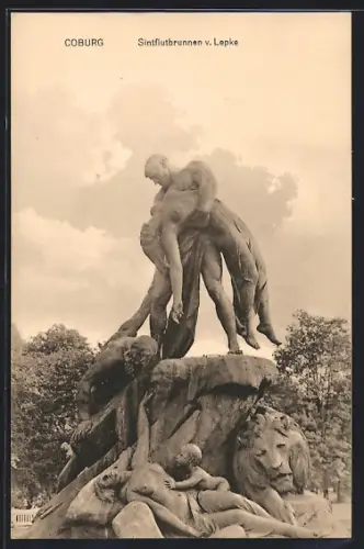 AK Coburg, Sintflutbrunnen von Lepke