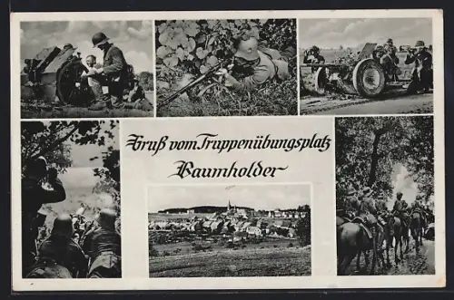AK Baumholder, Truppenübungsplatz, Minenwerfer, Geschütz, Kavallerie