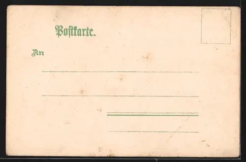 Lithographie Wilhelmshaven, Eingansthor zur kaiserl. Werft