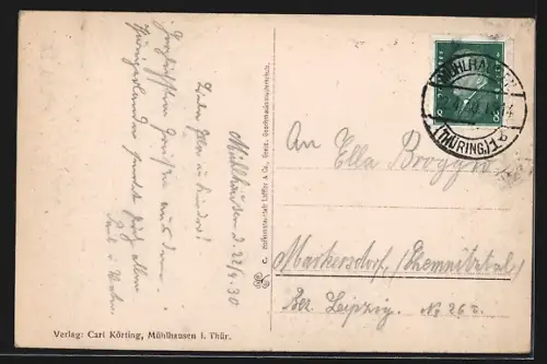 AK Mühlhausen /Thür., Teilansichten Petrikirche, Untermarktkirche und Jakobikirche